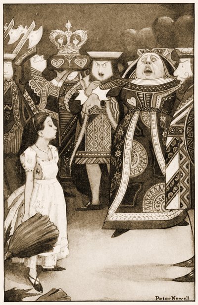 Off with Her Head, Illustration for Lewis Carroll